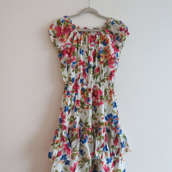 EYWASOULS MALIBU Inka Tiered Floral Maxi Dress Bohemian Summer - Size XS / S - Picture 5 of 16